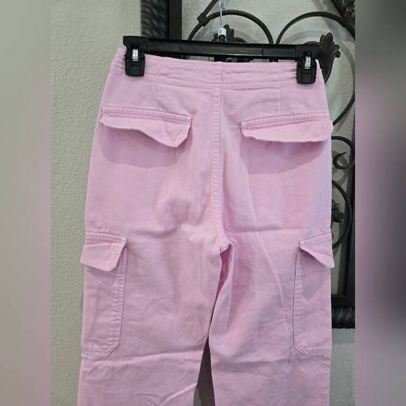 Zara Pink Cargo Pants - Picture 7 of 7